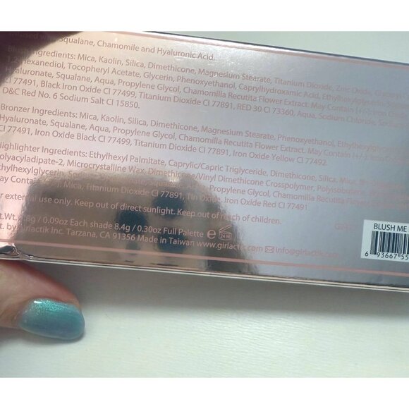 Girlactik Blush Me Light Mix Glow Face Palette Soft Girl Pastel Coquette Natural - Picture 6 of 9